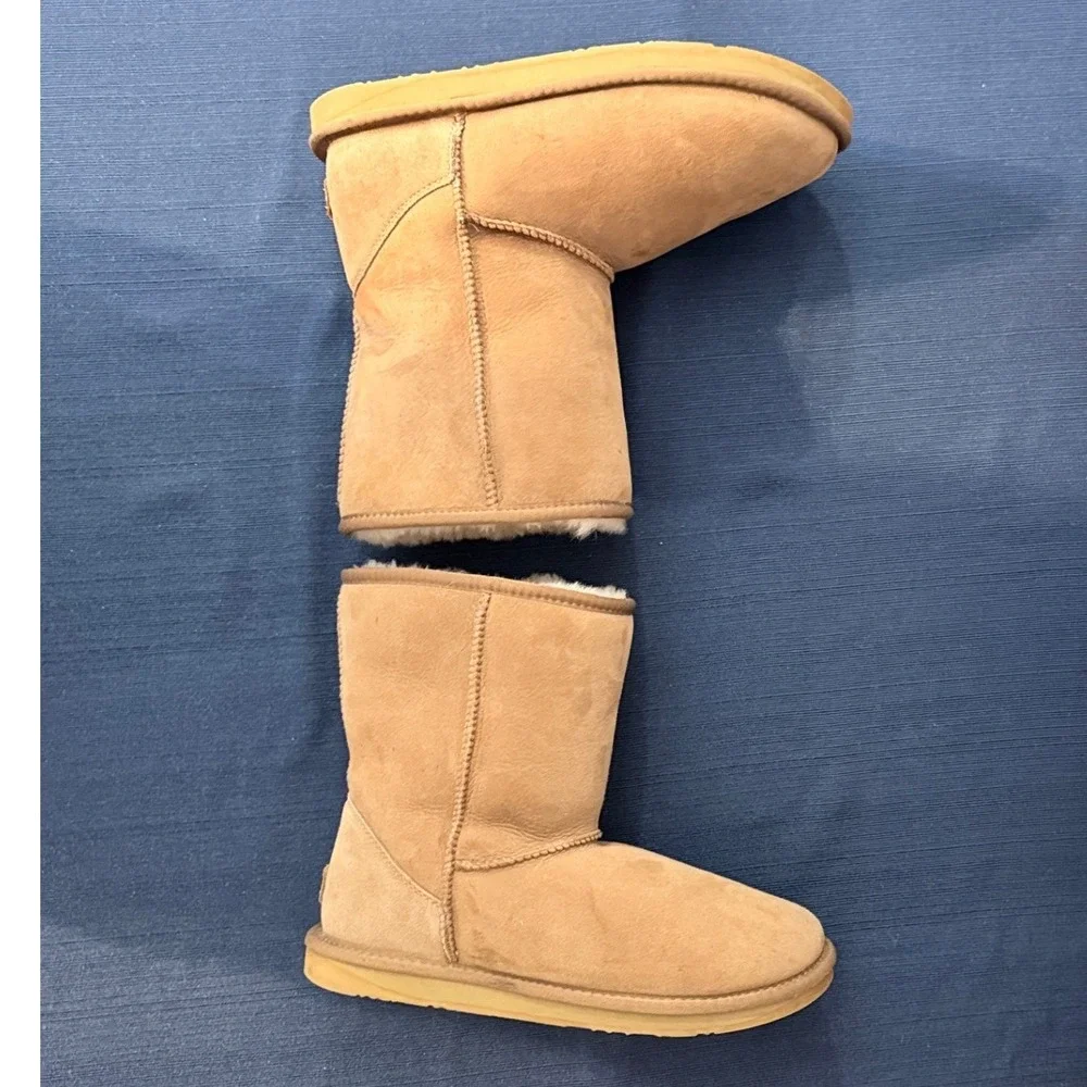Australia Luxe Collective Mens Cozy Short Boot 11 Chestnut Sheepskin Shearling